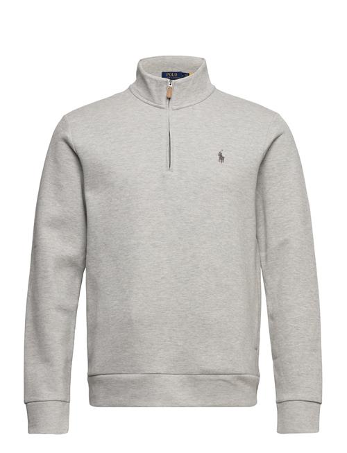 Se Polo Ralph Lauren Double-Knit Mesh Quarter-Zip Pullover Polo Ralph Lauren Grey ved Booztlet