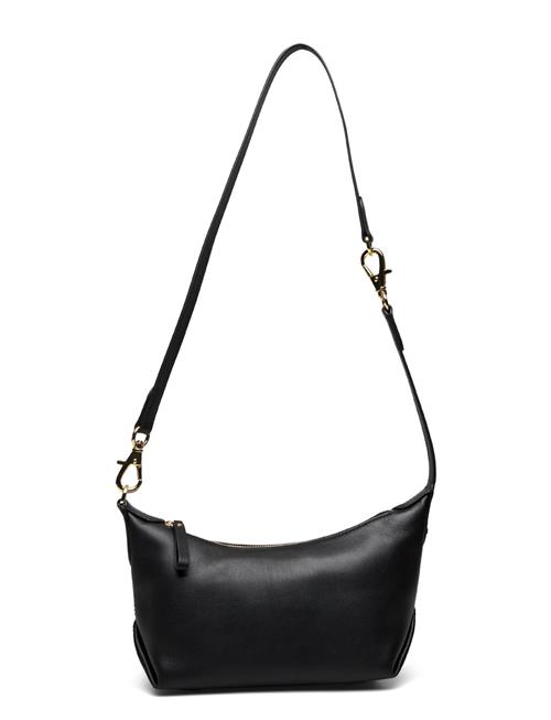 Se Lauren Ralph Lauren Leather Small Kassie Convertible Bag Lauren Ralph Lauren Black ved Booztlet