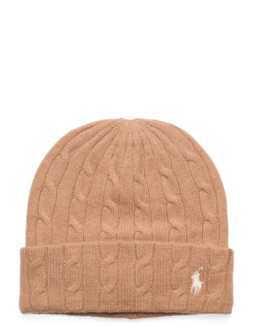 Polo Ralph Lauren Wool Blend-Wool Cash Cuff Hat Polo Ralph Lauren Brown