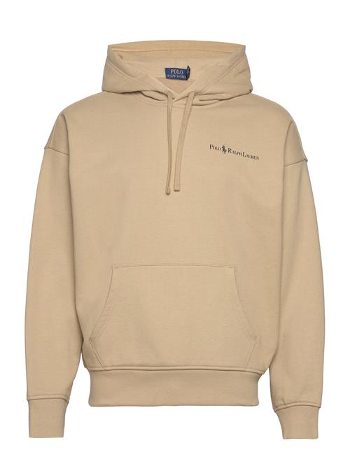 Polo Ralph Lauren Relaxed Fit Logo Fleece Hoodie Polo Ralph Lauren Beige