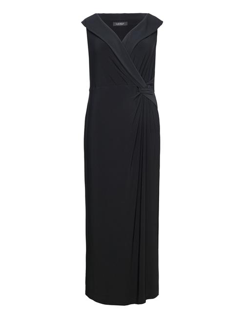 Se Lauren Women Jersey Off-The-Shoulder Gown Lauren Women Black ved Booztlet