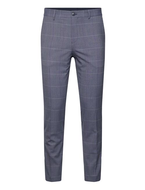 Se Selected Homme Slhslim-Liam Blue Check Trs Flex Selected Homme Blue ved Booztlet