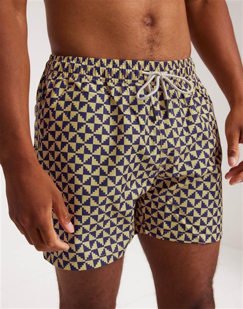 OAS Swim Shorts Badeshorts Navy/Beige