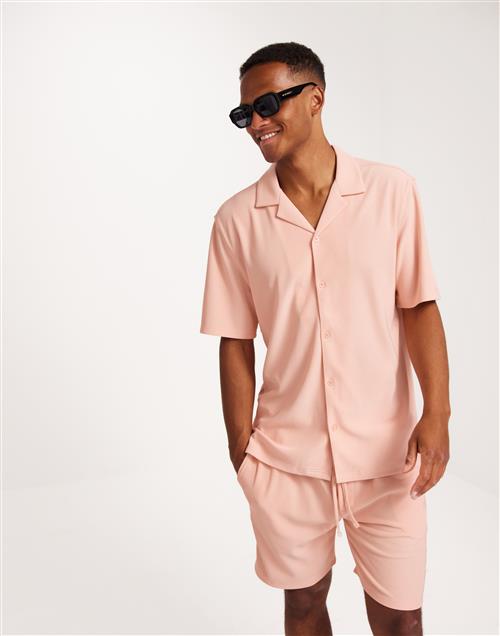 Brand Island Alonzo Shirt Kortærmede skjorter Pale Pink