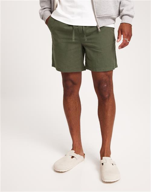 Jack & Jones Jpstjaiden Summer Jogger Short Srt Hørshorts Dusty Olive