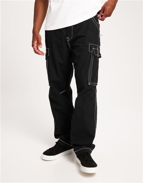 True Religion Cargo Pants Big T Cargobukser Onyx