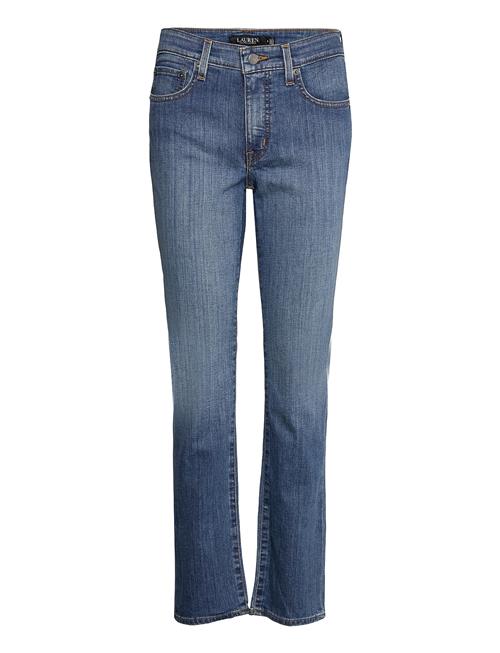 Se Lauren Ralph Lauren Mid-Rise Straight Jean Lauren Ralph Lauren Blue ved Booztlet