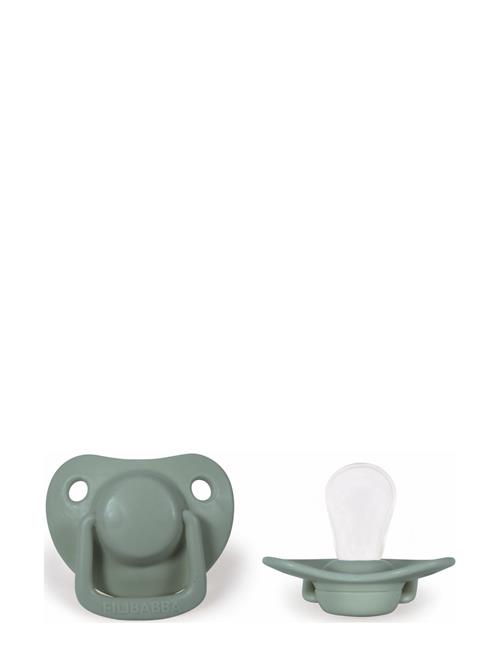 Se Filibabba 2-Pack Pacifiers - Moss Green 0-6 Months Filibabba Green ved Booztlet