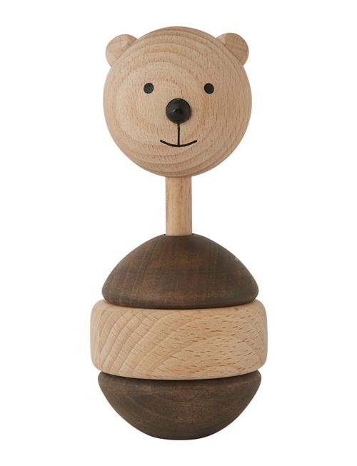 OYOY MINI Bear Rattle OYOY MINI Patterned