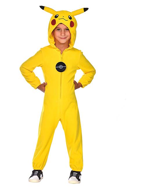 Amscan Pokemon Pikachu Pieces With Hood 4-6 Amscan Patterned