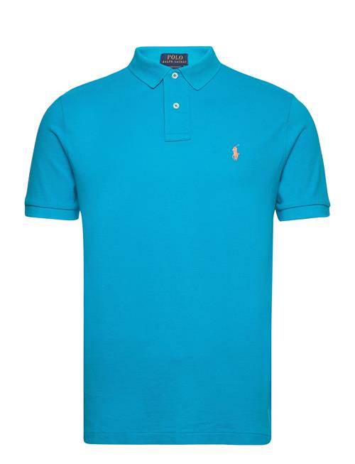 Se Basic Mesh-Ssl-Knt Polo Ralph Lauren Blue ved Booztlet