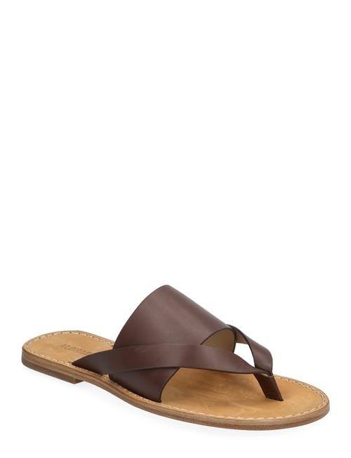 ALOHAS Eugene Brown Leather Sandals ALOHAS Brown