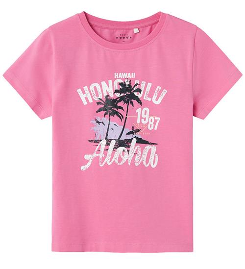 Se Name It Name It T-Shirt - NkfVix - Pink Power/Aloha ved KidsWorld