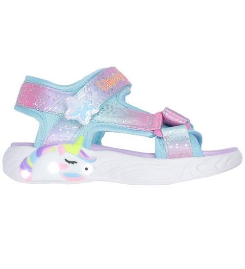 Skechers Skechers Sandaler m. Lys - Unicorn Dreams - Purple Multicolor