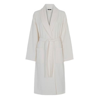 Decoy Long Terry Robe Benhvid økologisk bomuld X-Large Dame