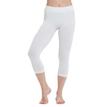 Se Decoy Seamless Capri Leggins Hvid S/M Dame ved Timarco