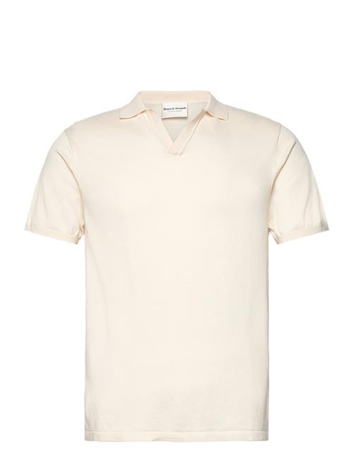 Bruun & Stengade Bs Stern Regular Fit Polo Shirt Bruun & Stengade Cream