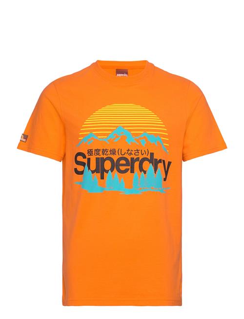 Superdry Great Outdoors Nr Graphic Tee Superdry Orange