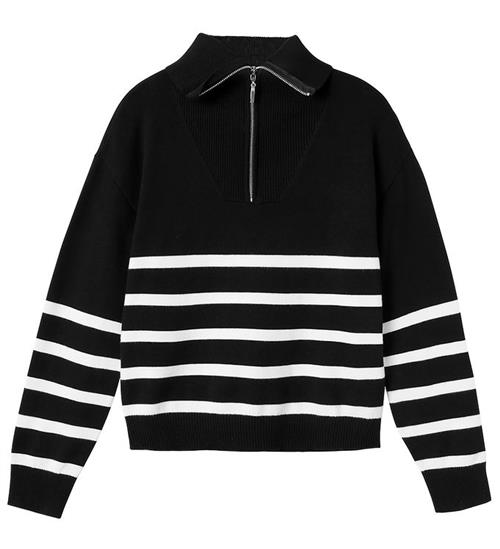 Se LMTD Bluse - Strik - NlfNonja - Black ved KidsWorld