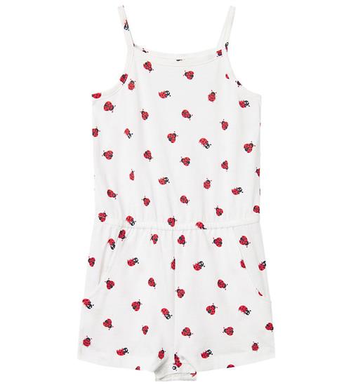 Se Name It Name It Sommerdragt - NmfVigga - Bright White/Ladybugs ved KidsWorld