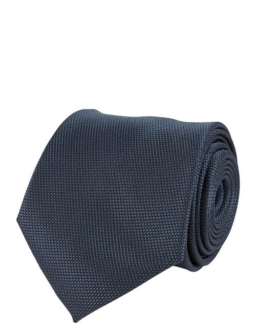 Polyester Tie Solid Portia 1924 Blue