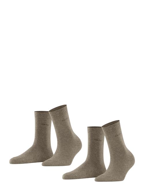 Basic Easy 2-Pack Sustainable Uni Coloured Esprit Socks Brown