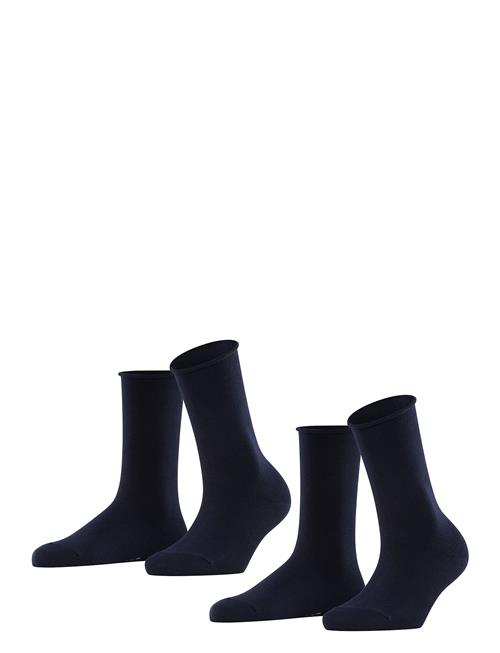 Basic Pure 2-Pack Sustainable Uni Coloured Esprit Socks Navy