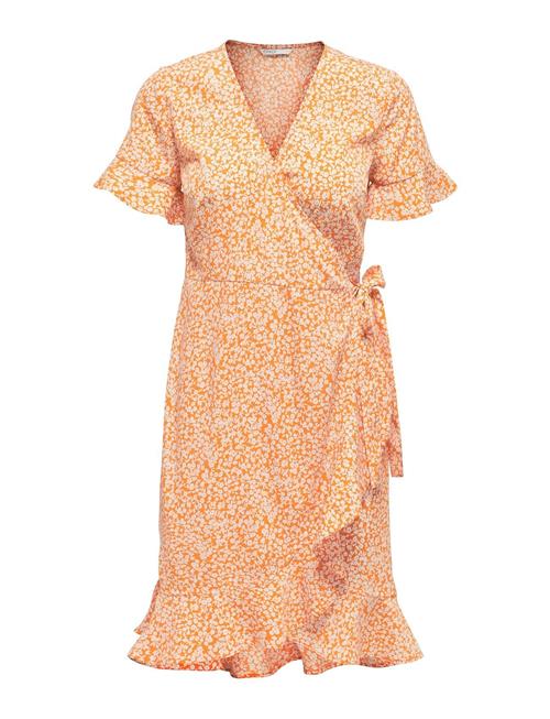 ONLY Onlolivia S/S Wrap Dress Wvn Noos ONLY Orange