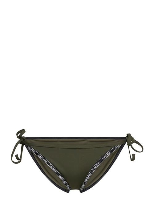 Calvin Klein String Side Tie Bikini Calvin Klein Khaki