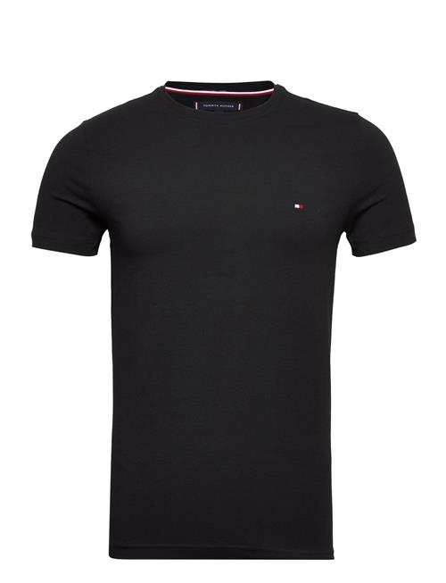 Se Tommy Hilfiger Core Stretch Slim C-Neck Tee Tommy Hilfiger Black ved Booztlet