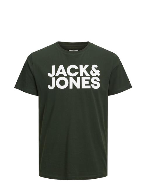 Se Jack & Jones Jjecorp Logo Tee Ss O-Neck Noos Jack & J S Green ved Booztlet