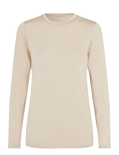 Callia O-Neck Tee Second Female Beige