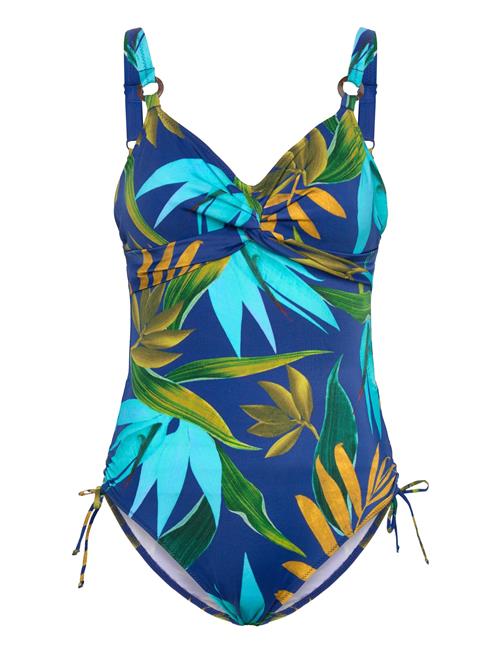 Fantasie Pichola Uw Twist Front Swimsuit With Adjustable Leg Fantasie Patterned