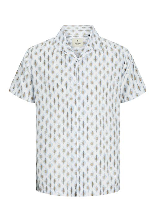 Jack & Jones Jprblulincoln Print Resort Shirt S Jnr Jack & J S Blue