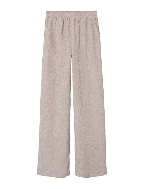 Se LMTD Nlfdinja Wide Pant LMTD Beige ved Booztlet