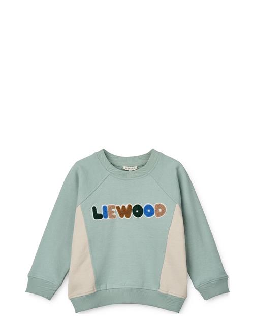 Liewood Aude Placement Sweatshirt Liewood Blue