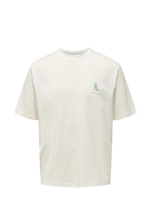 Se ONLY & SONS Onsmilo Rlx Coast Ss Tee ONLY & SONS White ved Booztlet