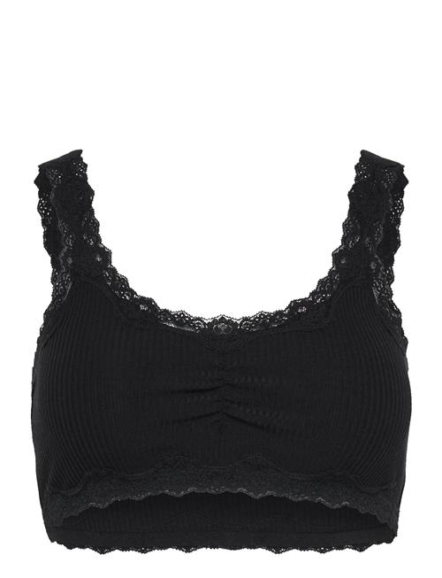 Rosemunde Silk Bralette W/ Lace Rosemunde Black