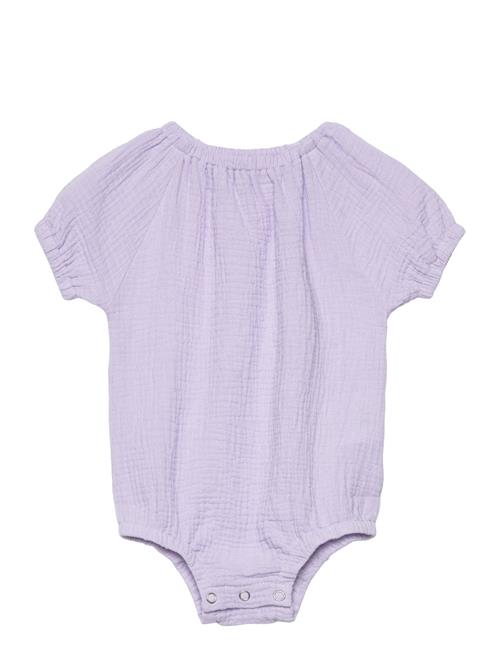 Huttelihut Romper Ss Muslin Huttelihut Purple