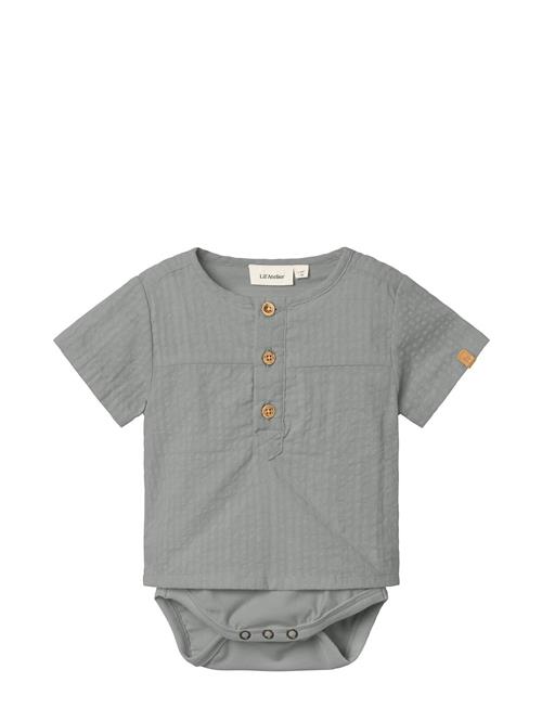 Se Lil'Atelier Nbmhoman Ss Loose Body Shirt Lil Lil'Atelier Green ved Booztlet