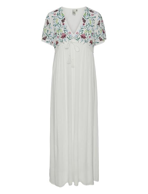 YAS Yaschella Ss Maxi Dress S. - Fest YAS White