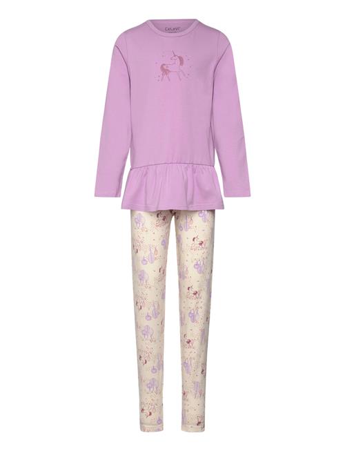 CeLaVi Pyjamas Set W. Leggings CeLaVi Purple