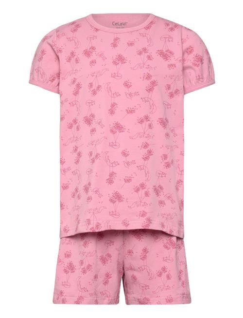 CeLaVi Pyjamas Ss W. Aop CeLaVi Pink