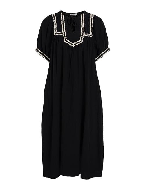 Vila Vimanda S/S Midi Dress Vila Black