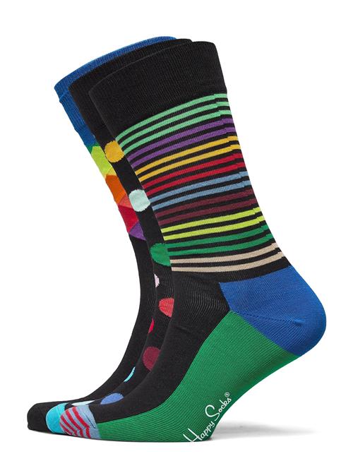 Happy Socks 3-Pack Classic Multi-Color Socks Gift Set Happy Socks Patterned