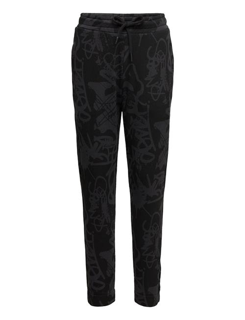 Lindex Trousers W Aop Lindex Black