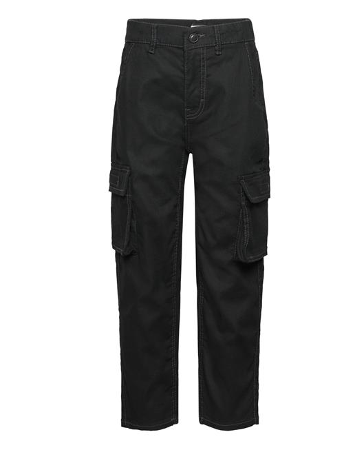 Se Lindex Trousers Wilmer Cargo Balloon Lindex Black ved Booztlet