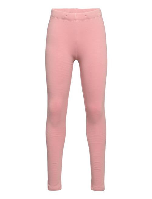 Lindex Leggings Basic Brushed Solid Lindex Pink