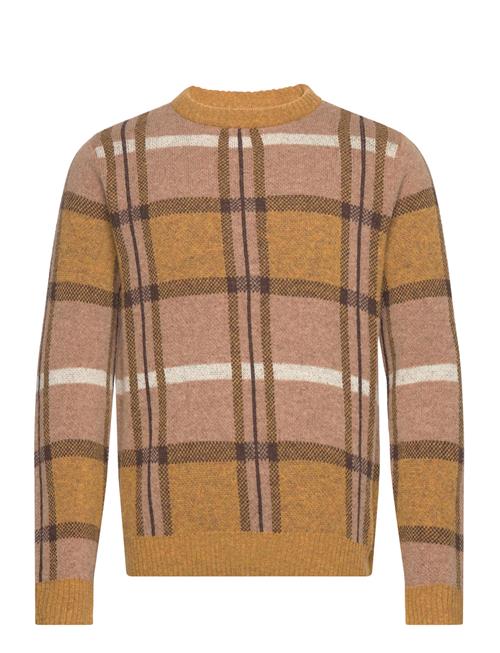 Anerkjendt Akkarl Check Lambswool Knit Anerkjendt Beige