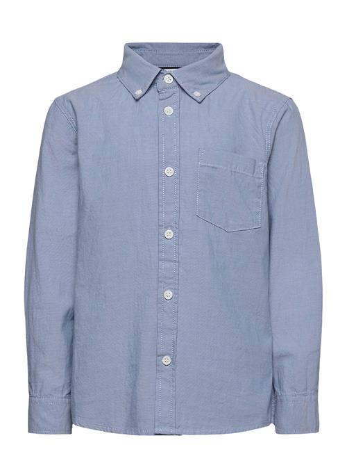 Lindex Shirt Blue Oxford Lindex Blue